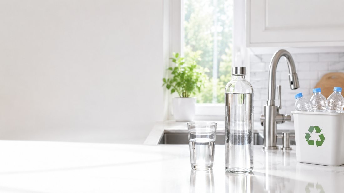 No more plastic water bottles - save money with pure tap water