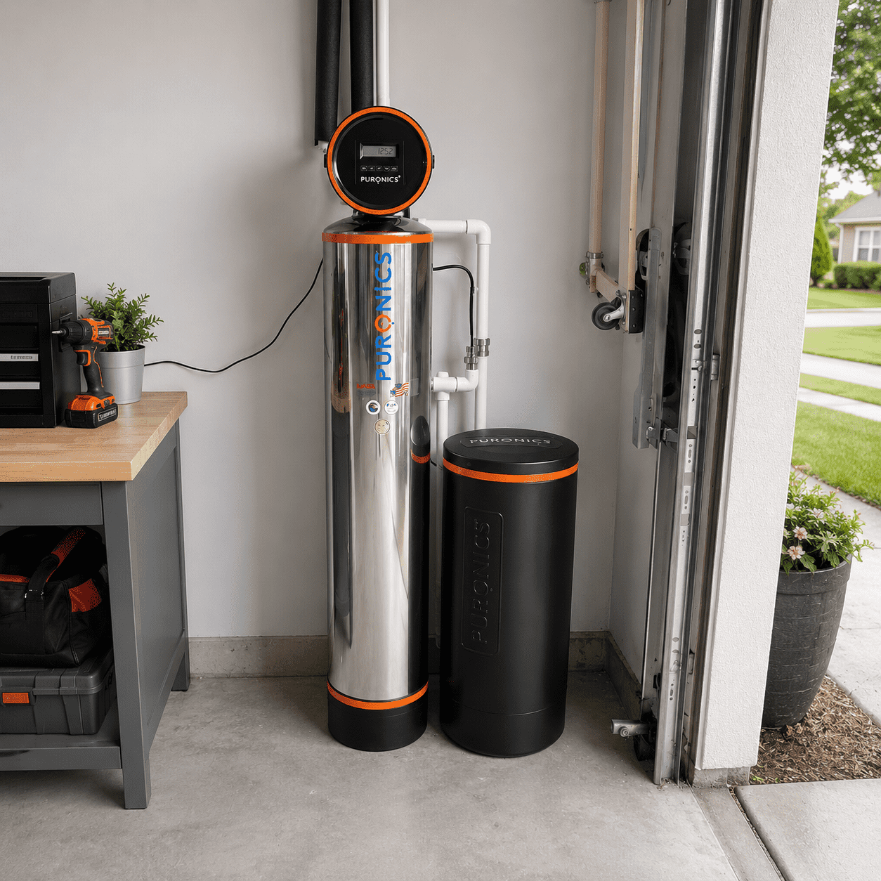 Water treatment system installed in Houston home