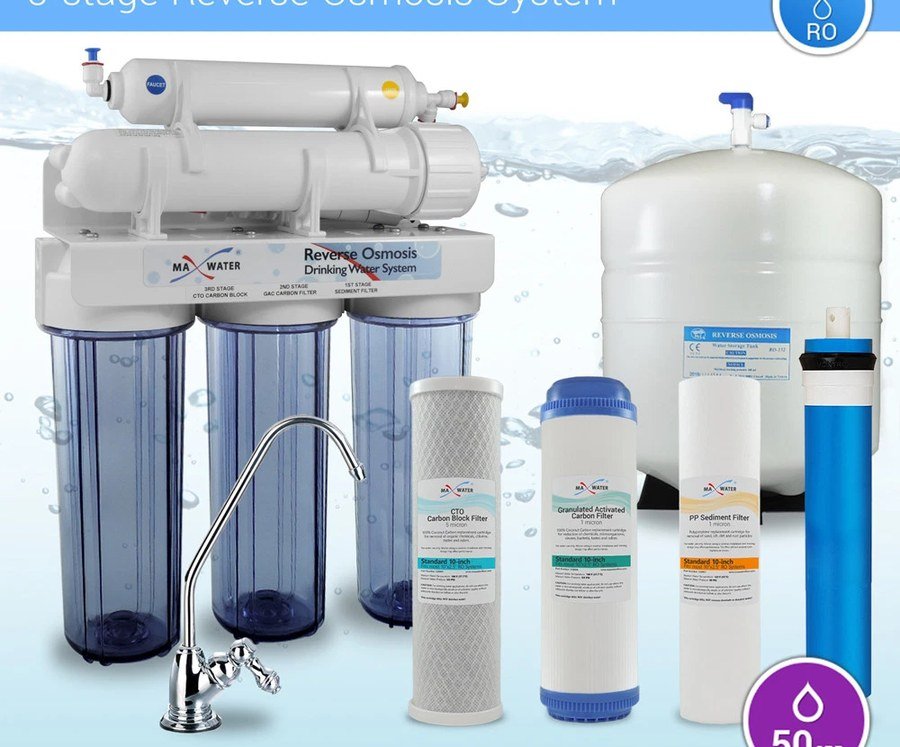 Alkaline Reverse Osmosis 6-stage drinking water system